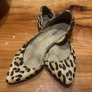 Steve Madden cheetah print flats